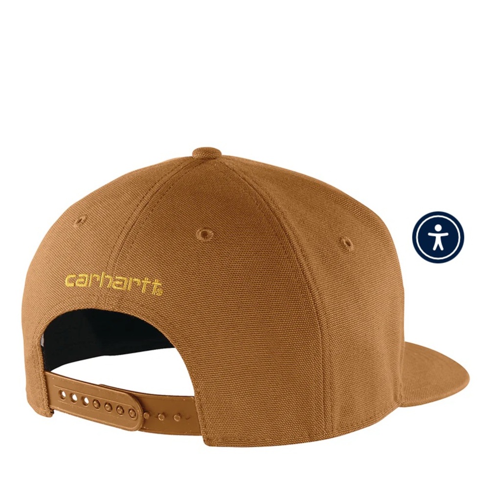 VINTAGE SNAPBACK Carhartt Tan Duck brim  adjustable Hat UNISEX 
GC